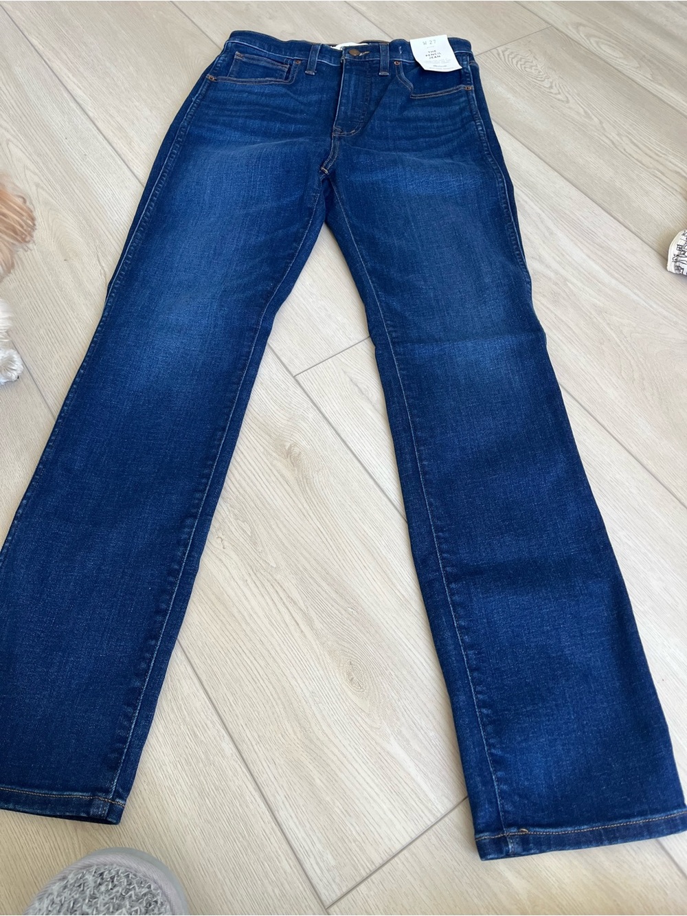 Classic Dark Blue Women's Straight Jeans